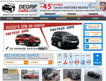 Tablet Screenshot of degrifcars.com