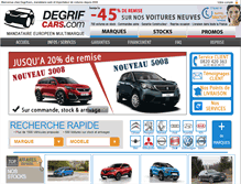 Tablet Screenshot of clio.renault.degrifcars.com